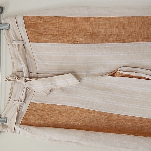 Anthropologie Ett TWA  100% Linen Wide Leg Pants Size 4 - Picture 4 of 16